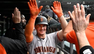 MLB scores: Chapman’s grand slam one of 7 Giant homers in 18-3 win
