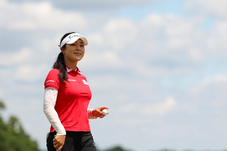 Ina Yoon, once banned from golf for three years after being caught up in a cheating scandal, is a contender at the KPMG Women's PGA Championship.