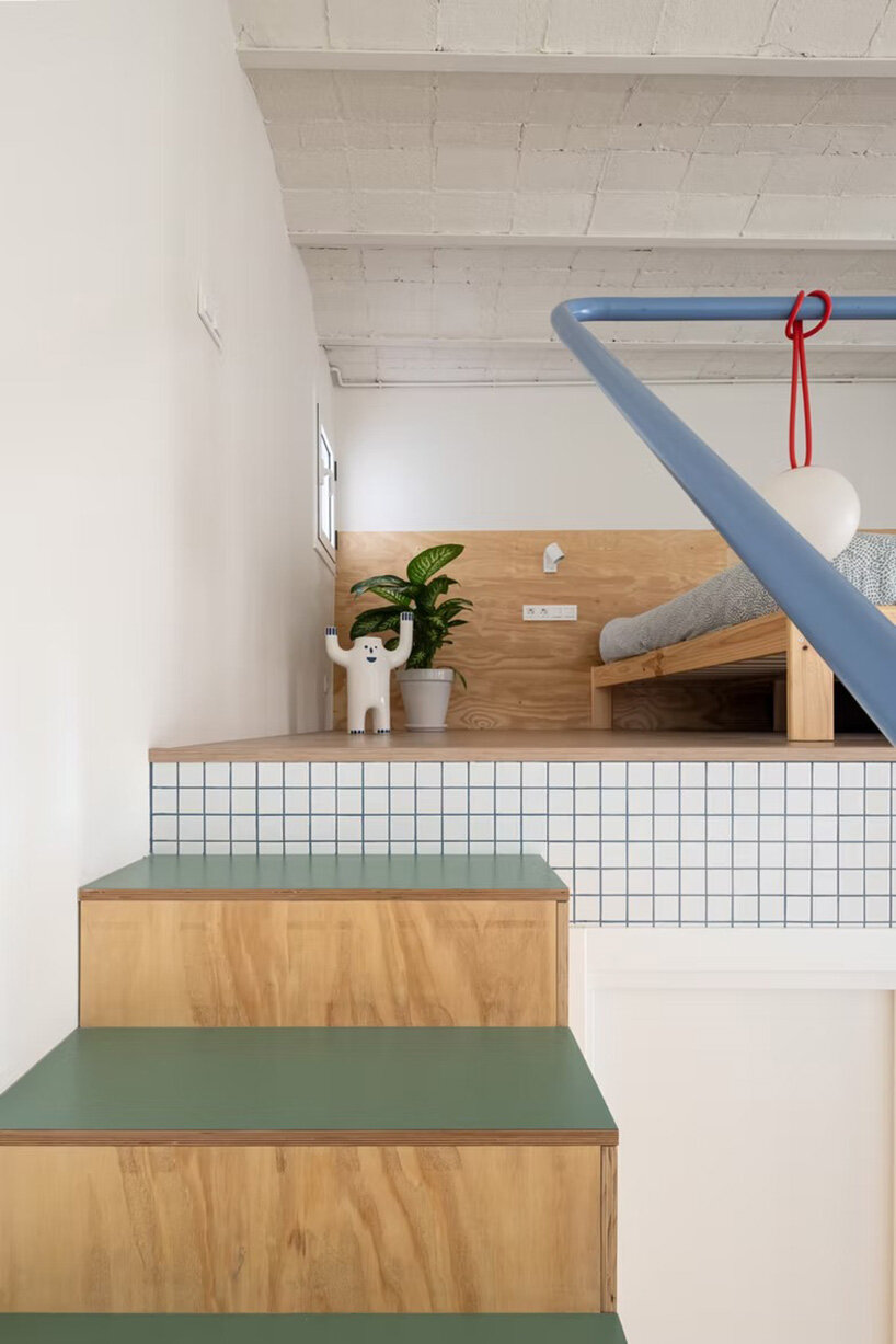 NOT A STUDIO uses color-coded structure to open up century-old barcelona apartment - 9