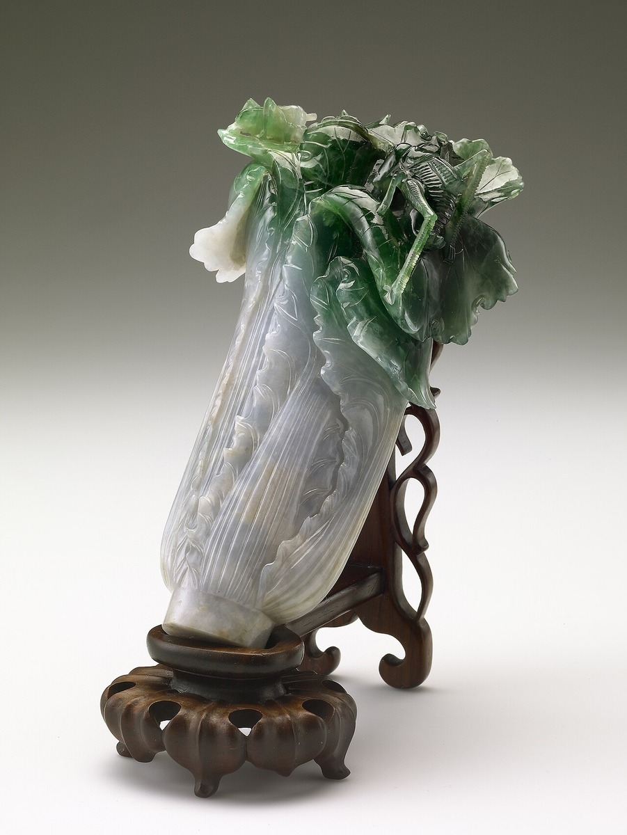 Jadeite Cabbage, Qing dynasty (1644-1911). Source: National Palace Museum, Taiwan