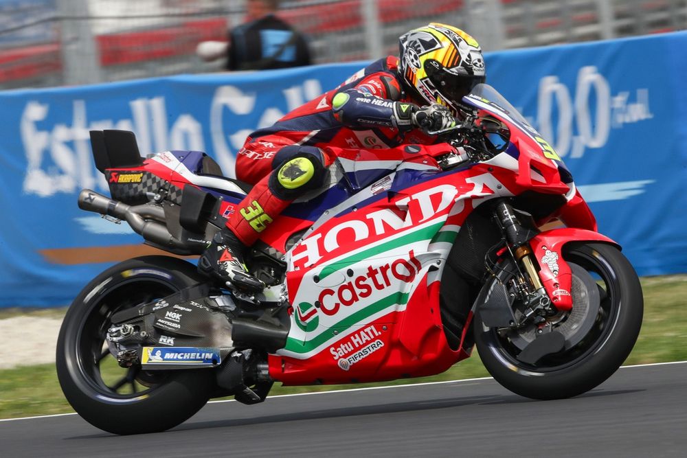 Mir might be leaving Honda at the end of the year, but he is getting to test its 2027 bike in Brno