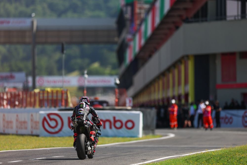 Martin broke MotoGP's speed record aboard his Aprilia
