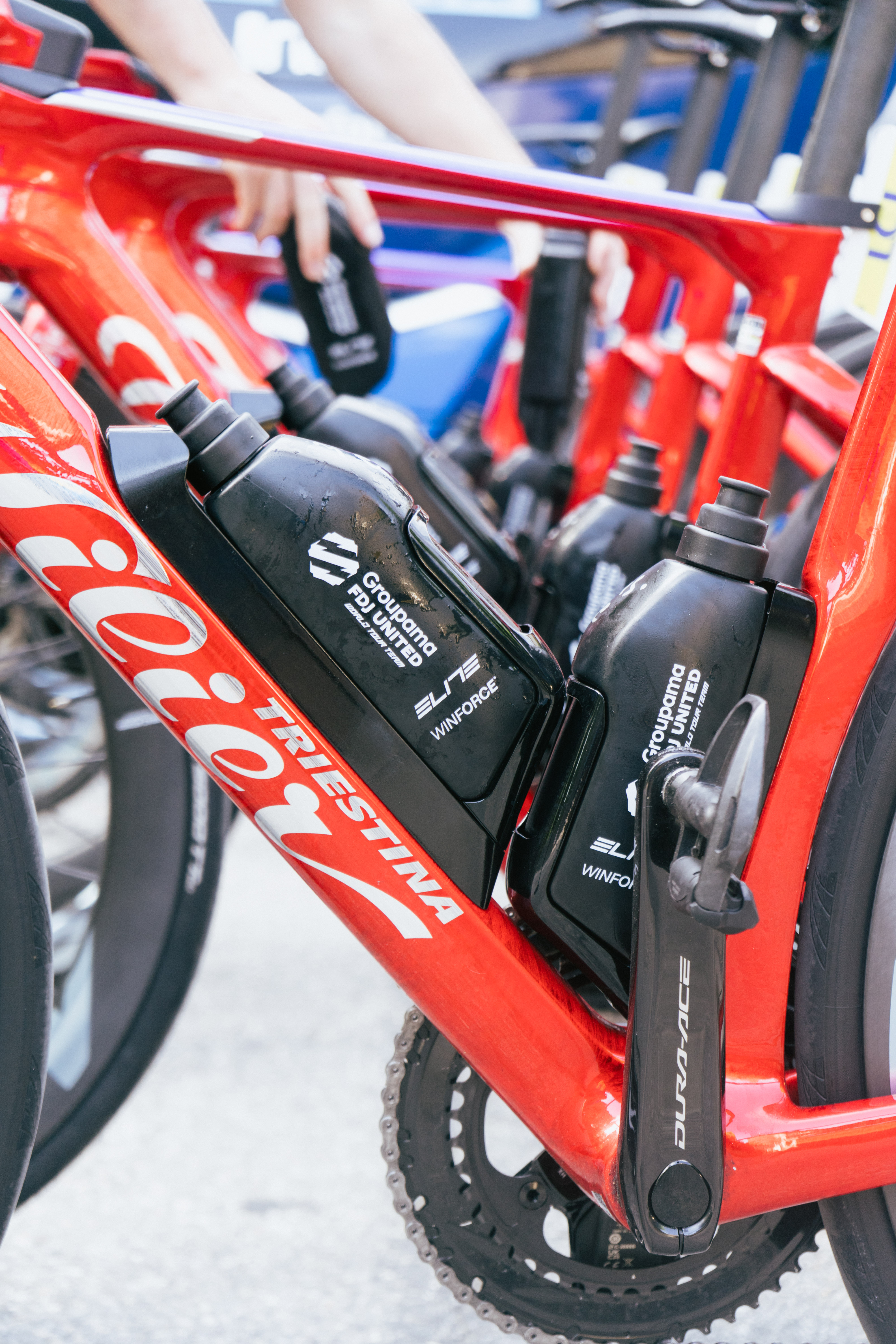 Wilier red road bikes