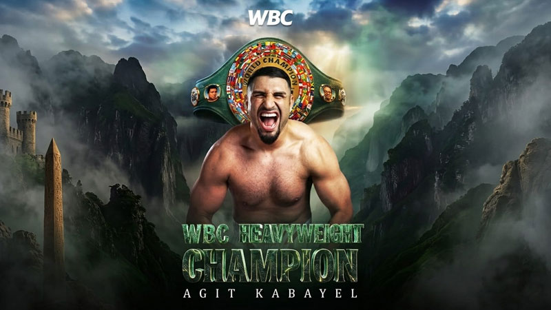 AGIT KABAYEL RECOGNIZED AS THE NEW WBC HEAVYWEIGHT WORLD CHAMPION