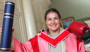 Katie Taylor awarded honorary degree by Trinity College Dublin
