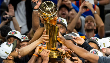 He covered the Knicks for 23 seasons. He watched them win a title from a bar in Florida