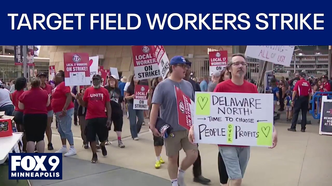 Target Field concessions workers go on strike ahead of Twins/Dodgers series
