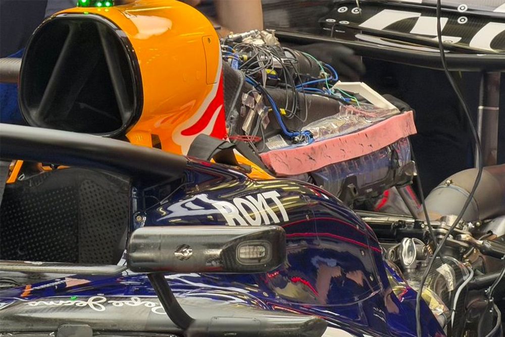 The Red Bull power unit 