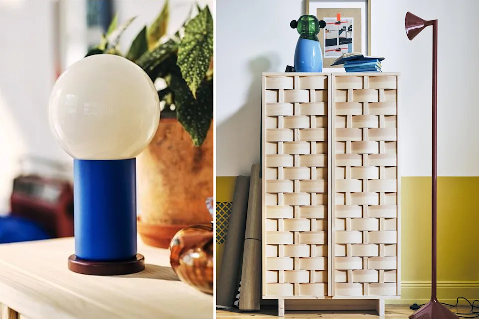 The lamp on the right was the biggest seller of the day.
