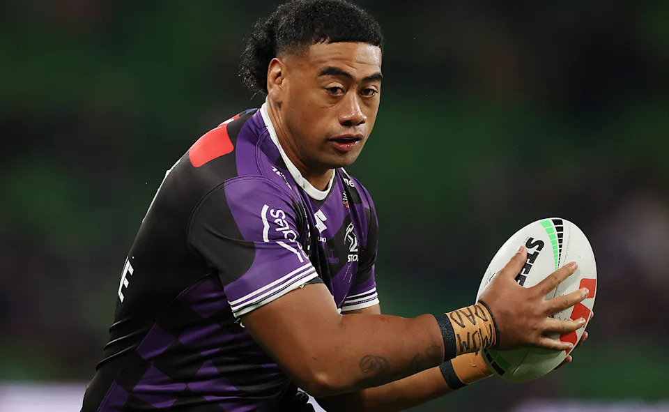 Lazarus Vaalepu, pictured here in action for the Storm in 2025.