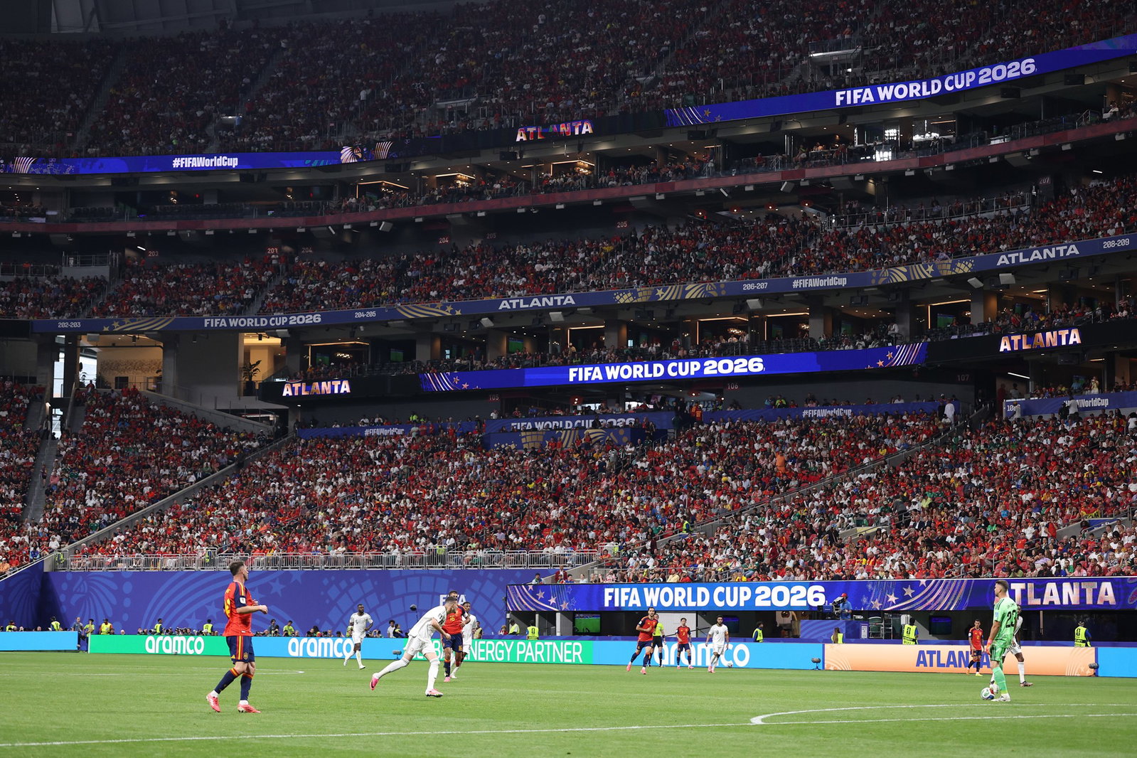 A full stadium