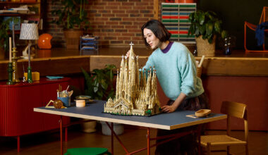 LEGO honors antoni gaudí with 12,060-piece sagrada família architecture set