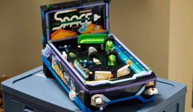 Lego’s new space-themed 2,274-piece pinball machine is actually playable.
