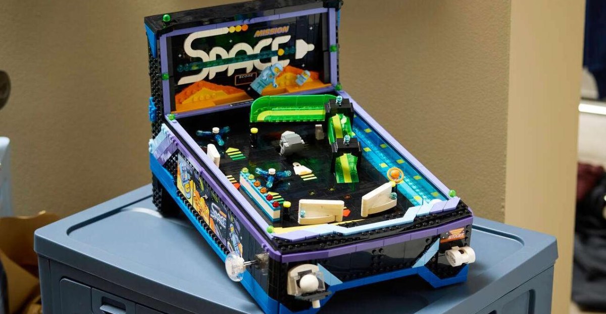 Lego’s new space-themed 2,274-piece pinball machine is actually playable.