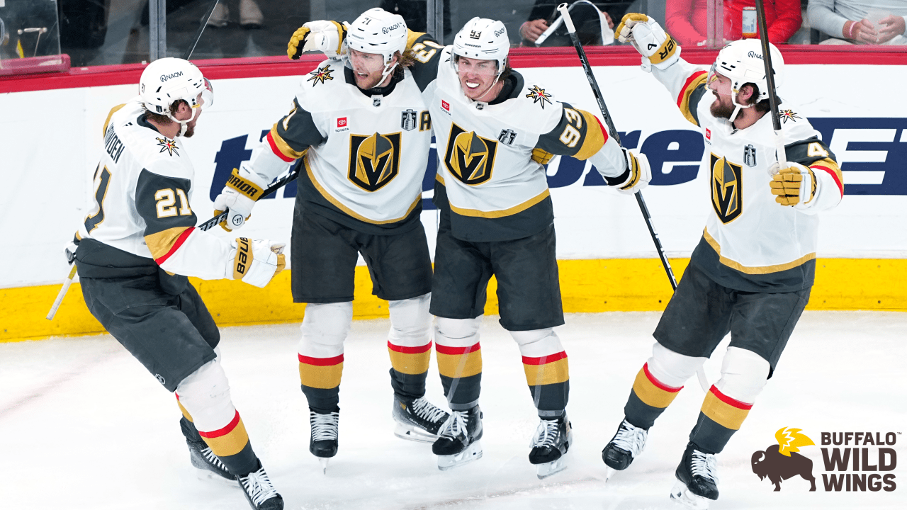 Golden Knights Take Game 1 of the Stanley Cup Final in 5-4 Victory over Hurricanes