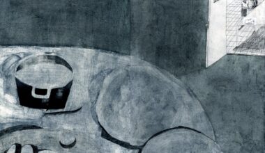 Lily Li uses watercolour paint “like snow” to translate the illusions and struggles of immigration