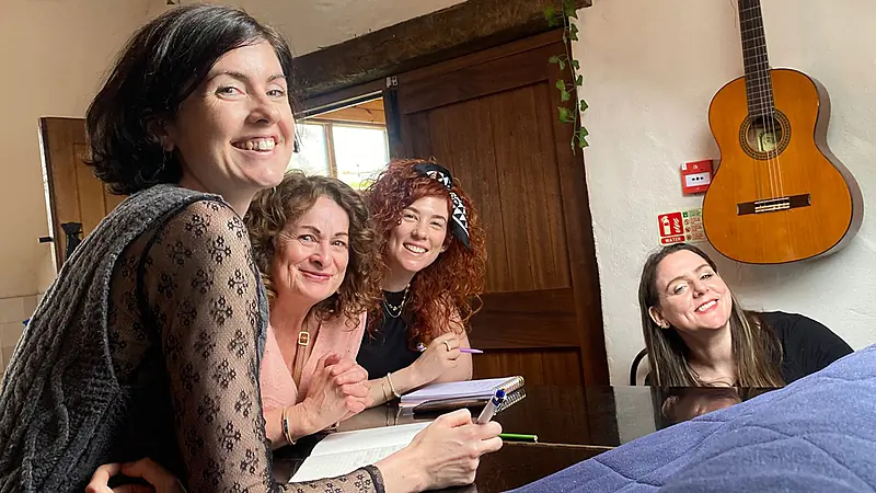 Lyrics flow from inaugural songwriting retreat