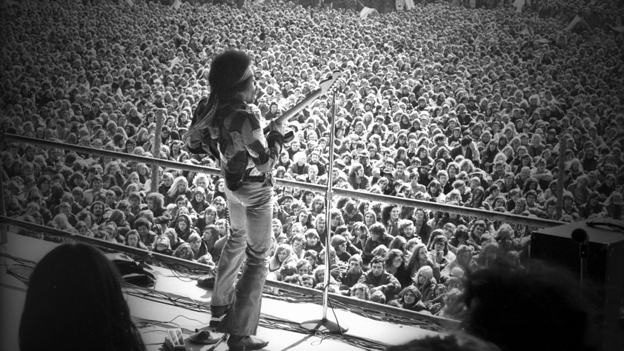The story of Jimi Hendrix's last show: Bullets, bikers and burnout