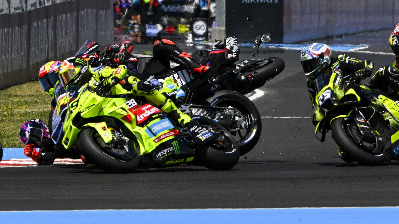Martin, Bezzecchi, 2026 Hungarian MotoGP. 