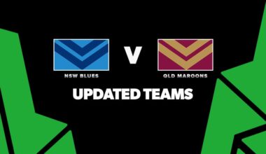 Updated Team Lists: NSW vs QLD - Game 2, State of Origin 2026