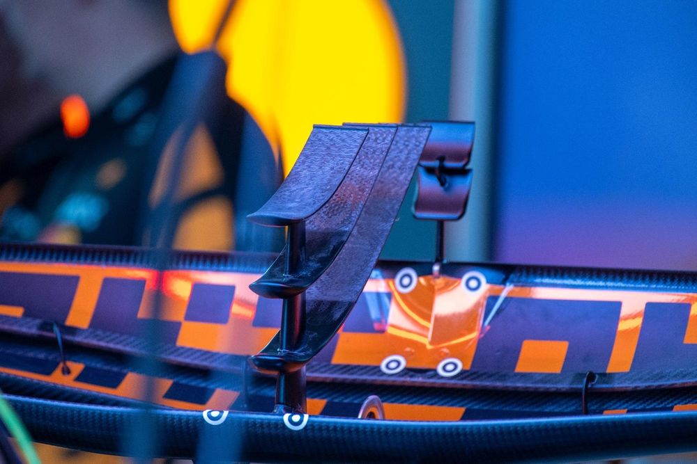 McLaren rear wing detail