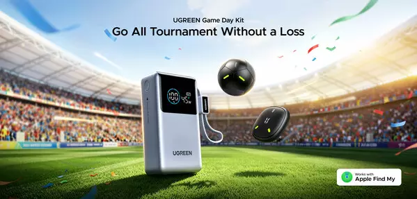 UGREEN Unveils the "Game Day Kit" -- A Soccer Ball-Shaped Tracker and Fast-Charging Essentials for Every Game Day and Beyond