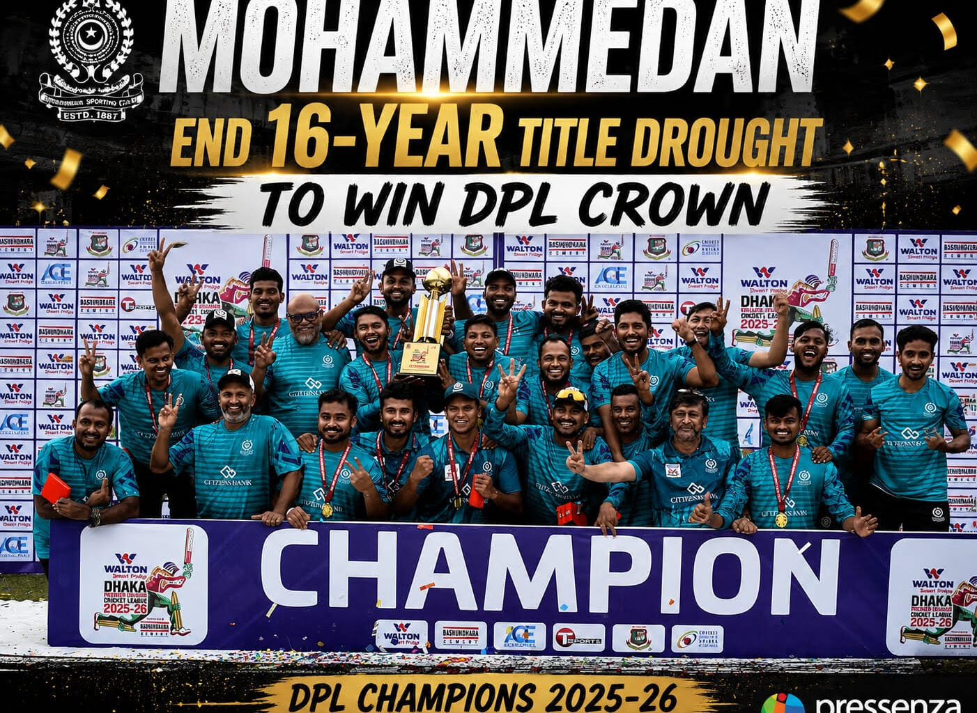 After a 17-Year Drought: Mohammedan's Historic Resurrection in Bangladesh Cricket