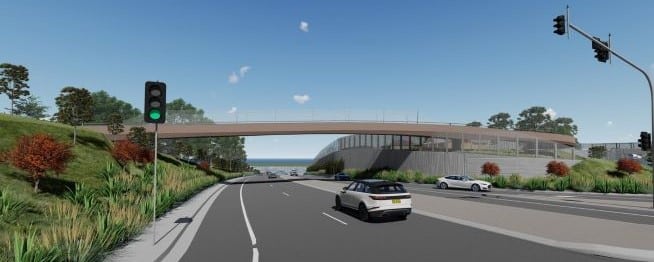 Mount Ousley shared path construction begins