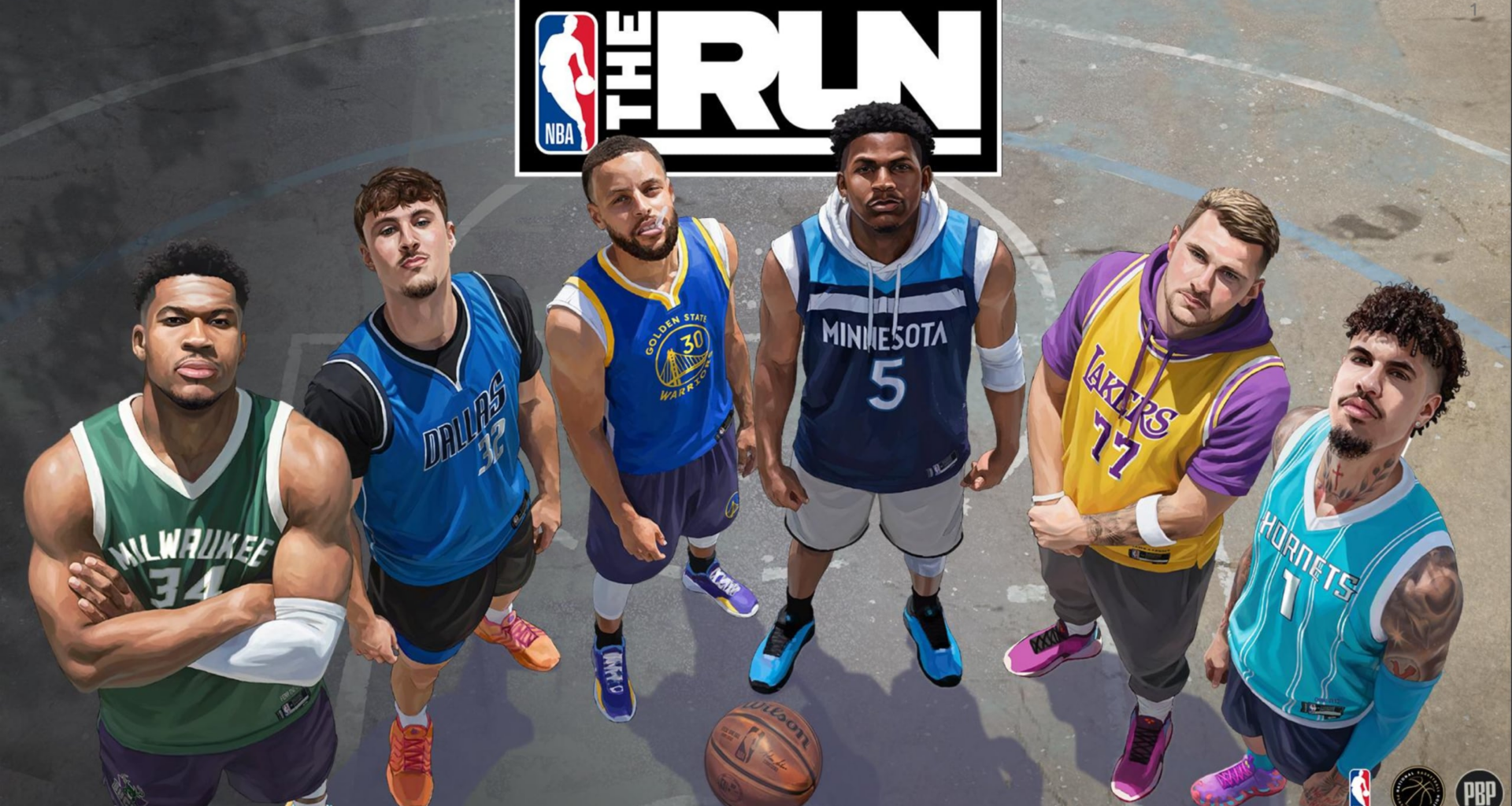 Which NBA players will be in ‘NBA The Run’ for launch on June 9?