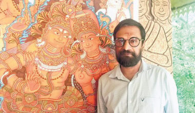 As Kerala mural artist and tutor, nature and tradition continue to colour Ajith’s craft
