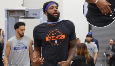 First look at Mitchell Robinson’s broken pinky as Knicks drama swirls on eve of NBA Finals