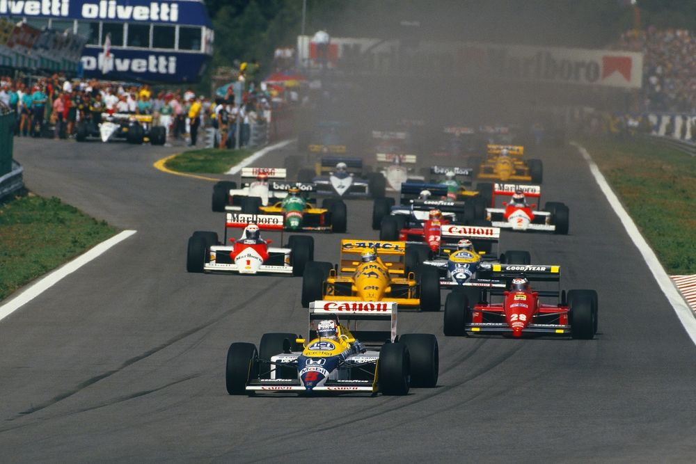 Mansell should have won the 1987 title, but ill-timed mechanical failures and his Suzuka qualifying crash denied him
