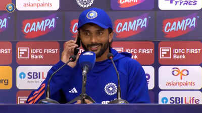 'The presser can wait': Nitish Reddy pauses media interaction to answer mom's call after India's win - Watch
