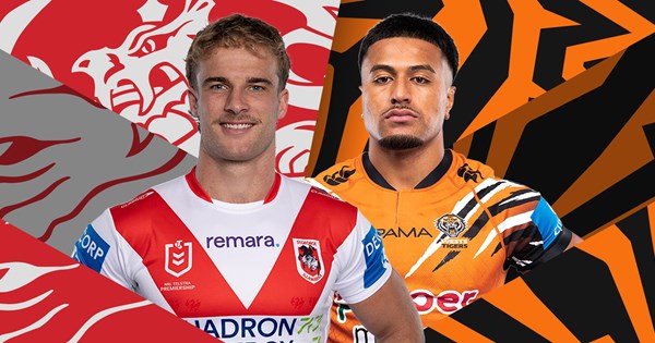 NRL 2026, St George Illawarra Dragons, Wests Tigers, Round 18, match preview, team lists, injuries, updates, Fantasy