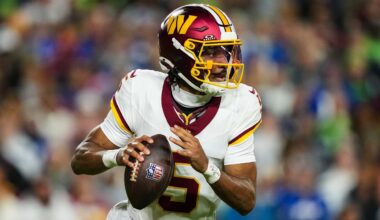 Commanders QB Jayden Daniels on learning David Blough's offense: 'I've still got a long way to go'
