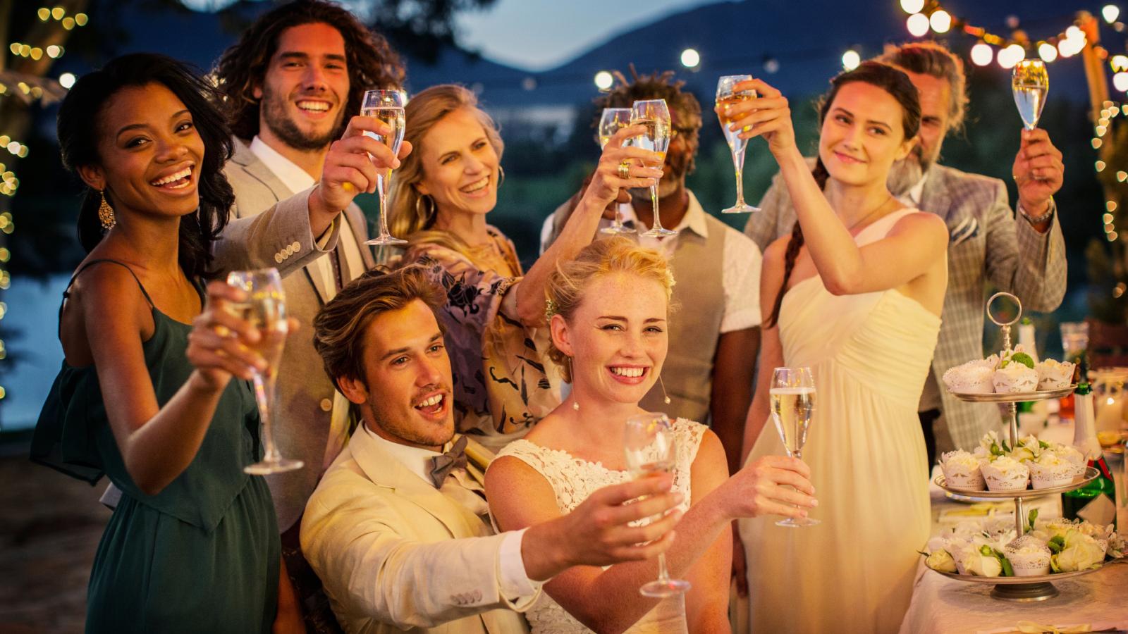 people at a wedding