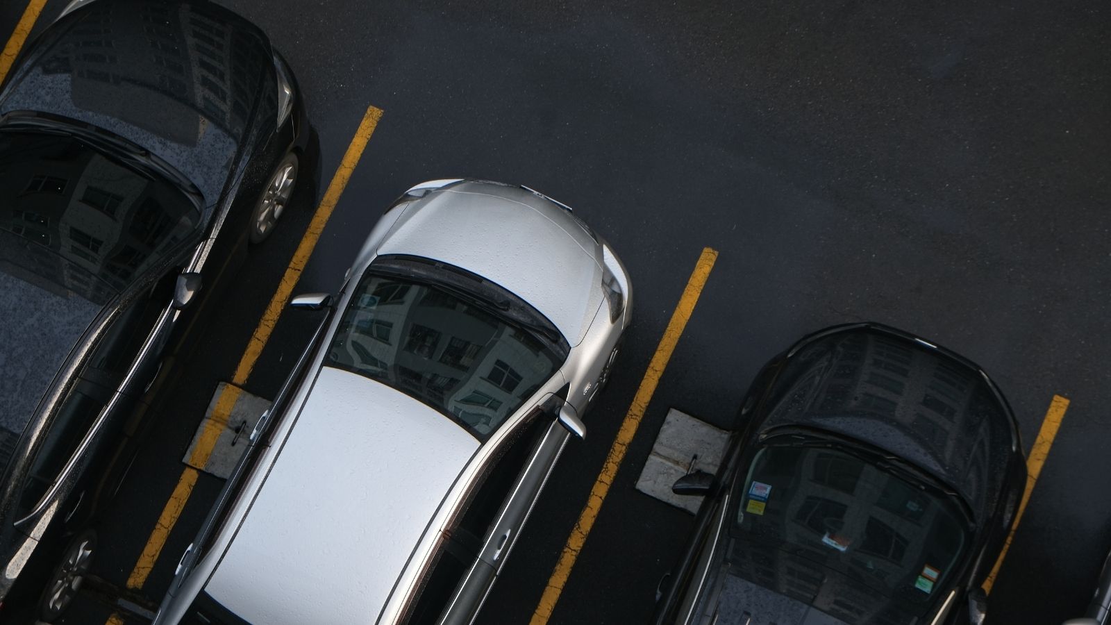 cars in a parking lot