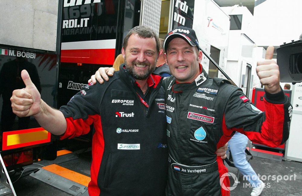Verstappen was a shock provisional polesitter after Friday qualifying at the 2003 French GP, but profited due to a drying track when it had been wet for the other runners