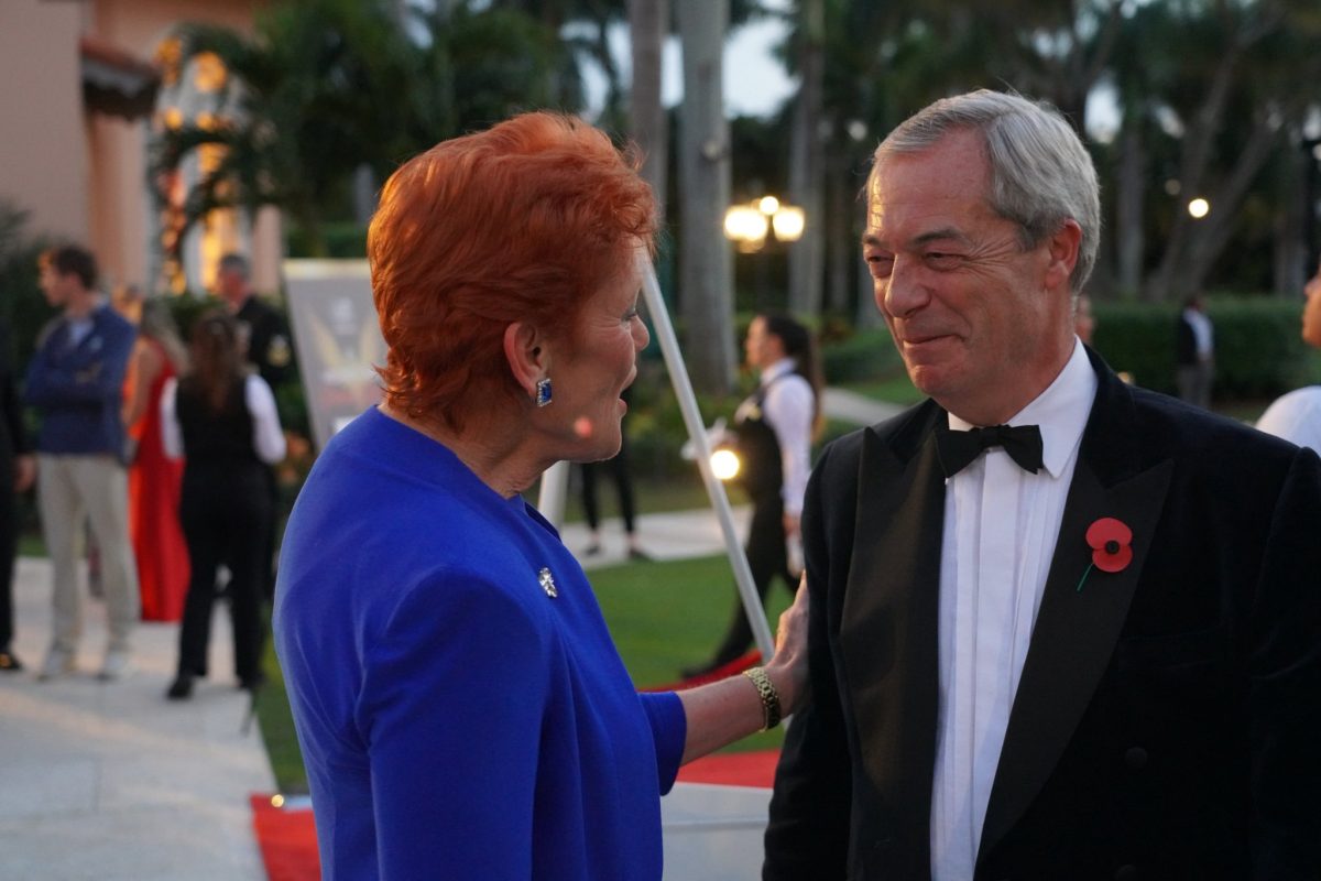 Pauline Hanson and Nigel Farage