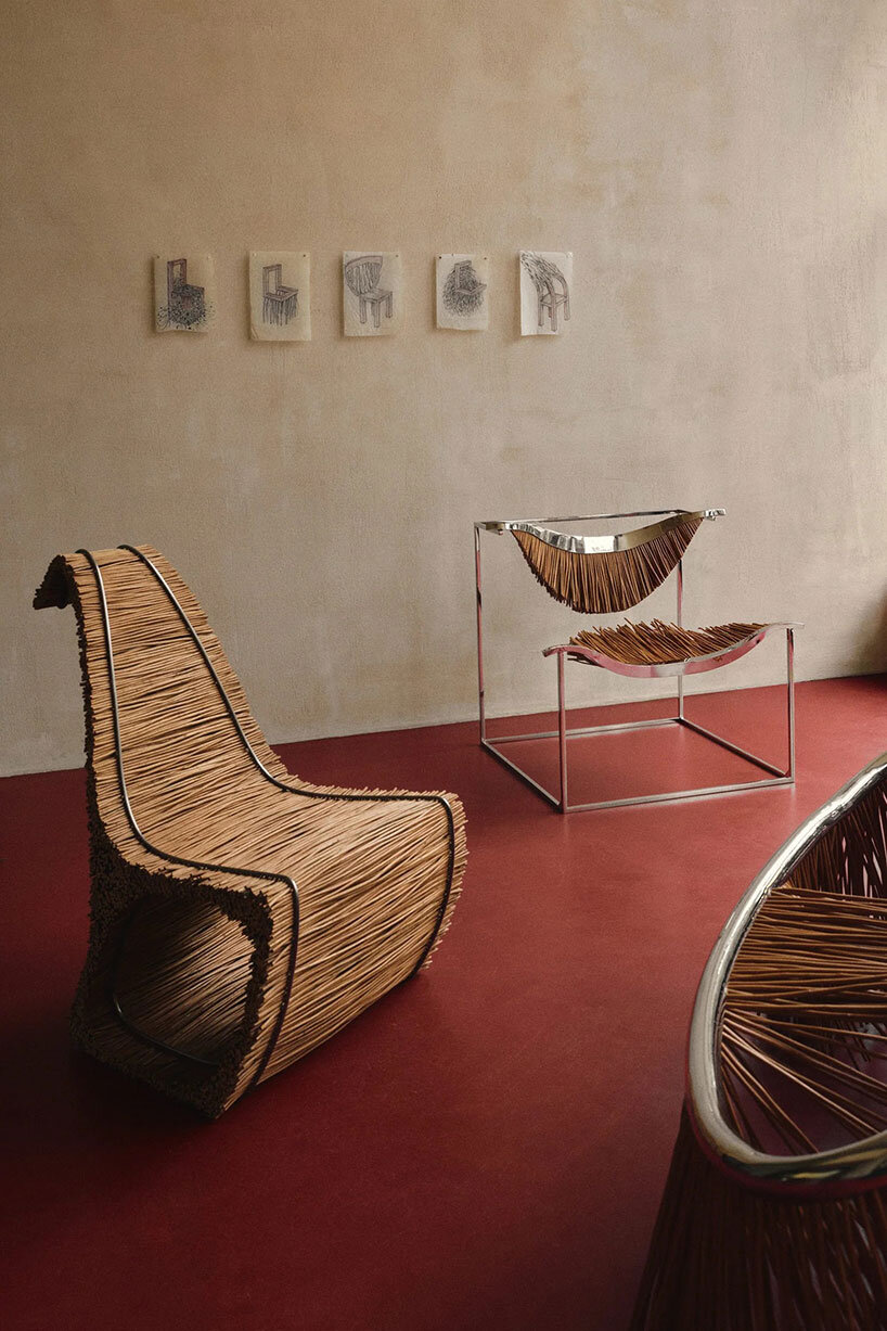 in paweł grunert's world, chairs grow like vines and wicker runs free - 2