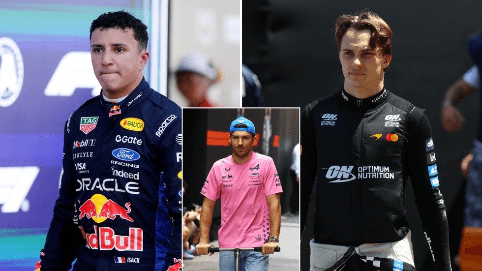 Pierre Gasly's promotion back to P3 saw Isack Hadjar and Oscar Piastri move down a position