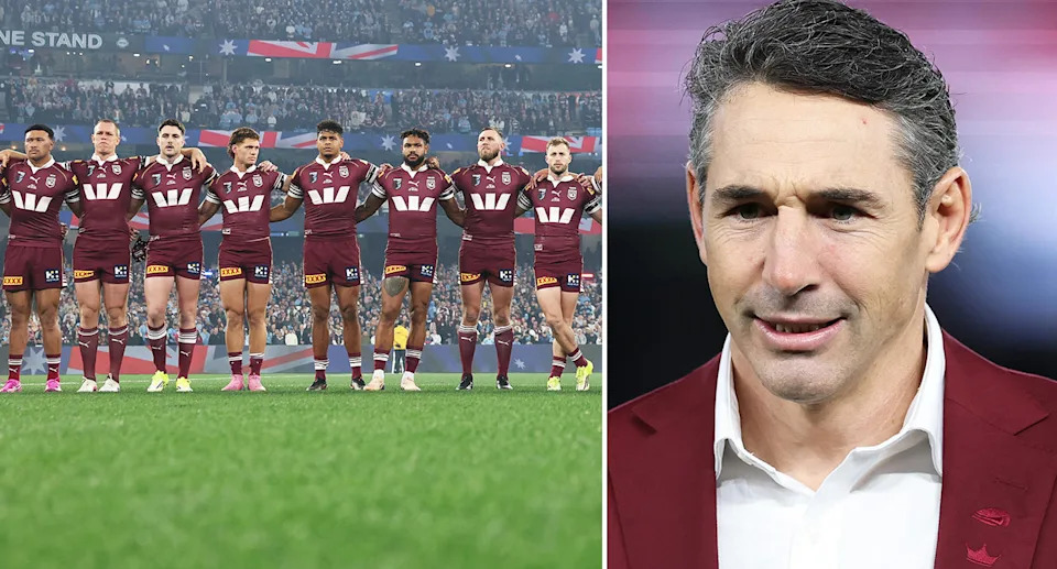 Queensland coach Billy Slater will Lindsay Collins and teammates.