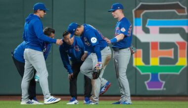 Seiya Suzuki exits Chicago Cubs' win with knee discomfort