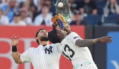 Yankees' Jazz Chisholm Jr. in concussion protocol after collision