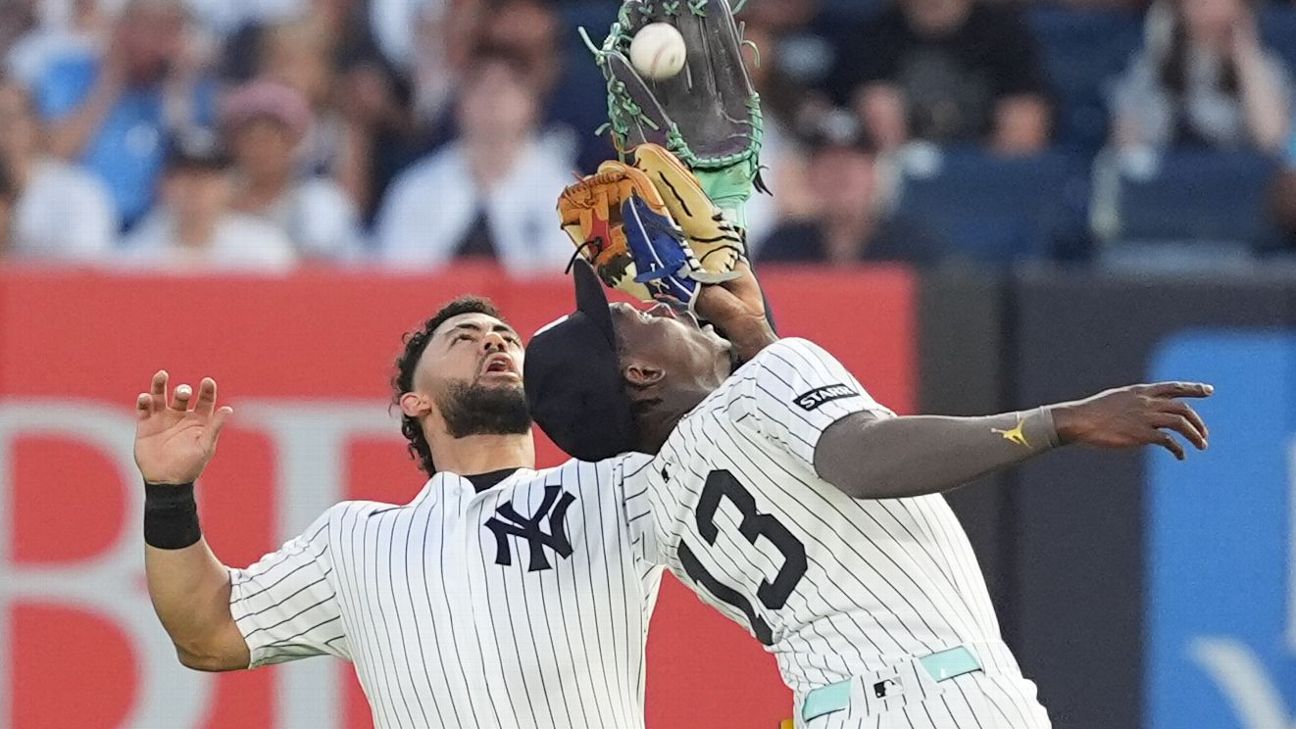 Yankees' Jazz Chisholm Jr. in concussion protocol after collision