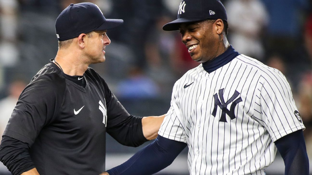 Boone says Chapman not owed apology over 2022 playoff discipline
