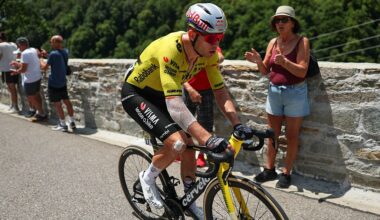 Wout van Aert during stage 1 of Tour Auvergne-Rhone-Alpes