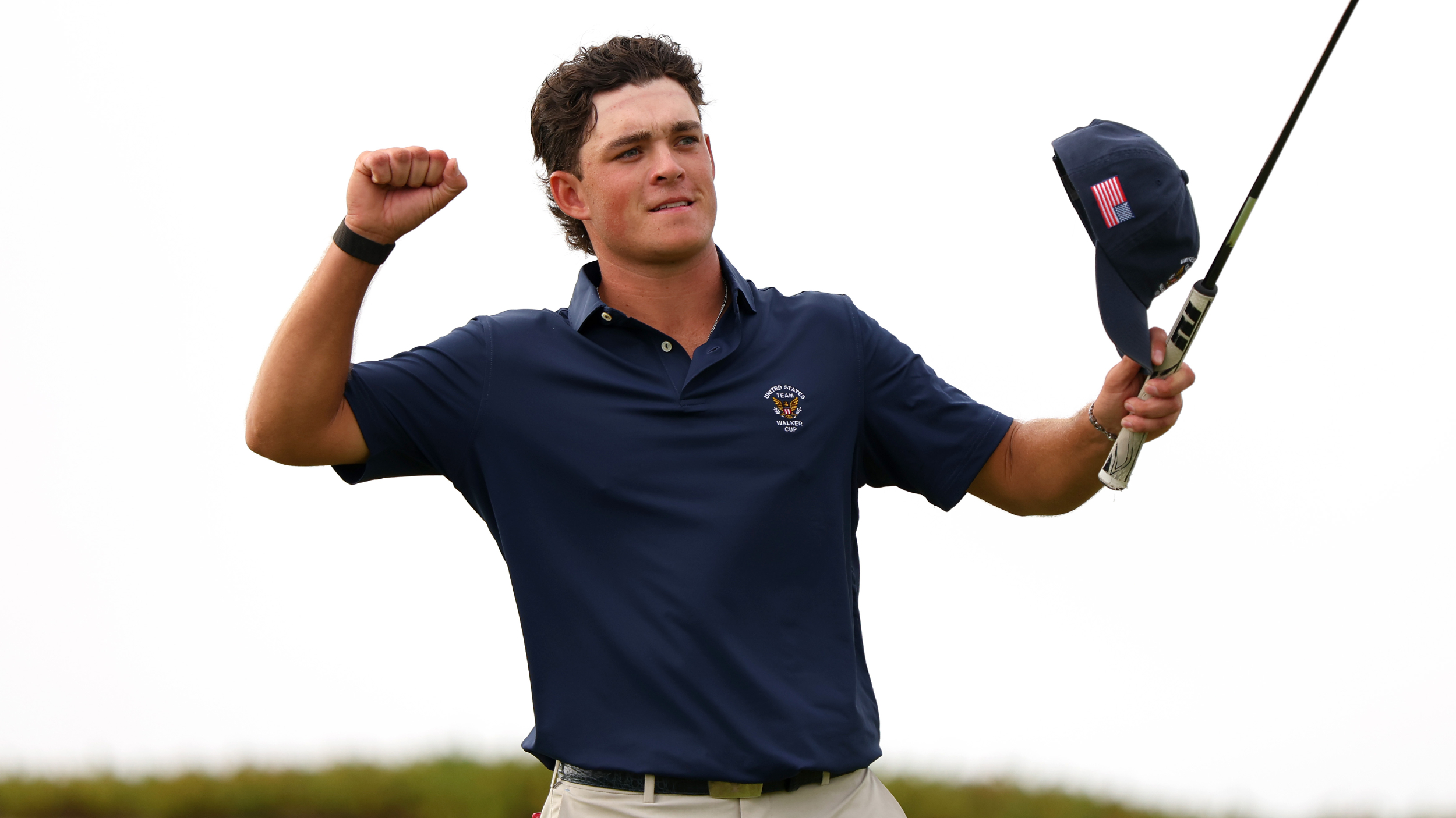 Jackson Koivun at the Walker Cup