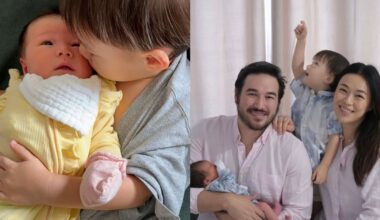 Actress Rebecca Lim’s husband surprises fans by revealing baby daughter’s face