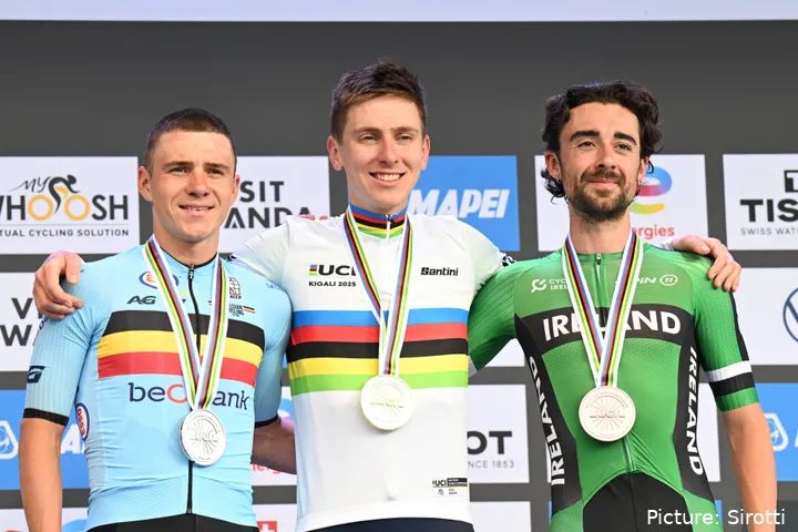 Remco Evenepoel Tadej Pogacar Ben Healy